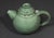 Contemporary 1990s Handmade Modernist Studio Pottery Teapot in Matte Green Glaze For Sale - Image 3 of 13