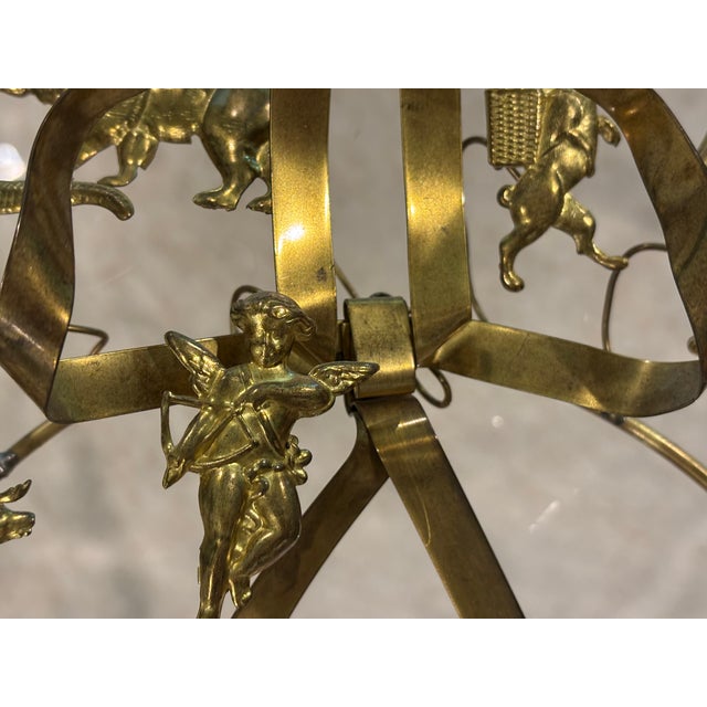 Vintage Petite Choses Brass Holiday Wreath For Sale - Image 13 of 13