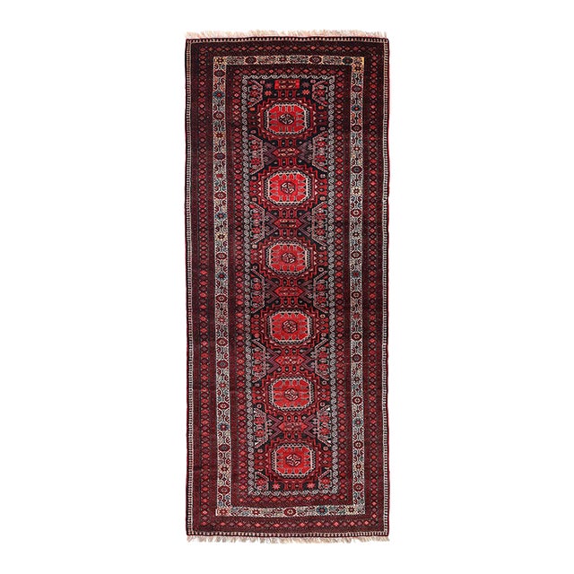 Pasargad DC Fine Hand Knotted Persian Balouchi Runner Rug For Sale