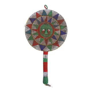 1920's Multicolor Beaded African Shield For Sale