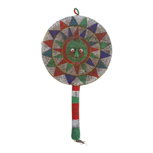 1920's Multicolor Beaded African Shield