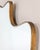 Gio Ponti Mirror with Brass Frame attributed to Gio Ponti, 1950 For Sale - Image 4 of 6