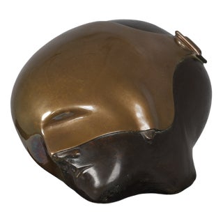 Jos Van Vreeswijk, Intriguing Bronze Sculpture, 1990s, Bronze & Stone For Sale