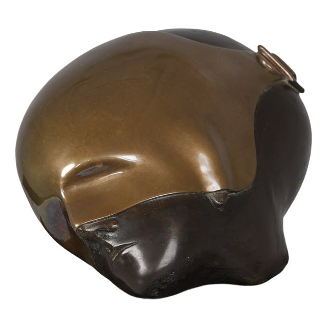 Jos Van Vreeswijk, Intriguing Bronze Sculpture, 1990s, Bronze & Stone For Sale