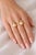 Early 21st Century 18k Gold Stud Earrings With Golden South Sea Pearls and Diamond Accents, Pair For Sale - Image 5 of 11