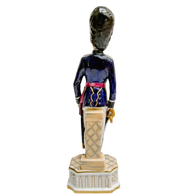 Vintage Royal Crown Devon British Military Guards Porcelain Figurines - Set of 3 For Sale - Image 15 of 17