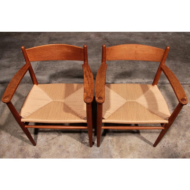 Dining Chairs by Hans Wegner for Carl Hansen & Søn, Denmark, 1960s, Set of 4 For Sale - Image 14 of 16