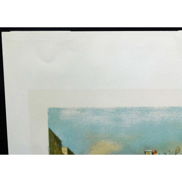 Andre Renoux "Le Square Viviani" Lithograph Unframed Make Offer! For Sale - Image 4 of 6