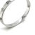 Silver Cartier Love Bracelet in 18k White Gold For Sale - Image 8 of 9
