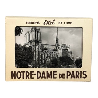 Vintage Miniature Photographs of Notre Dame Cathedral in Paris For Sale