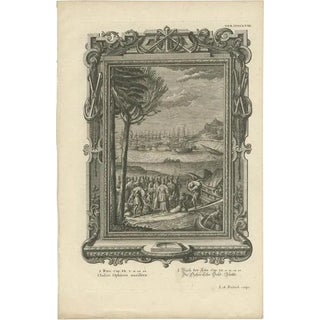 Scheuchzer, Illustration of King Solomon's Gold Fleet from Ophir, 1731, Print For Sale