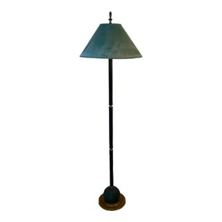 1970’s Postmodern Verdigris Floor Lamp For Sale