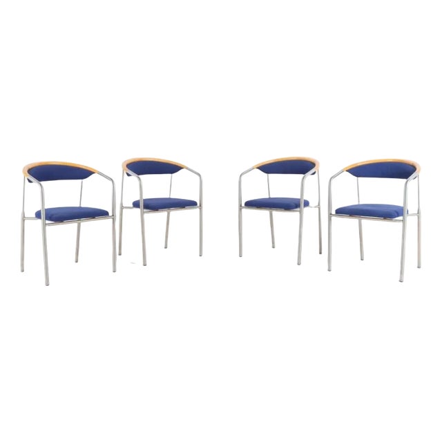 Danish Chairman Chairs by Hansen & Sorensen, Set of 4 For Sale
