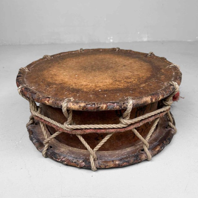 Late Edo Period Shimedaiko Japanese Barrel Drum For Sale - Image 14 of 14