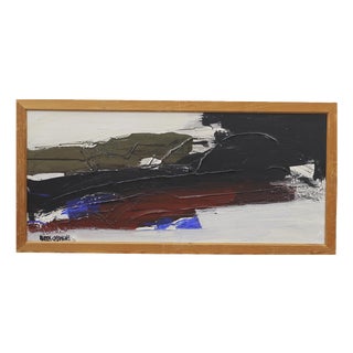Hans Osswald, Hurricane, 1960s, Oil on Panel, Framed For Sale