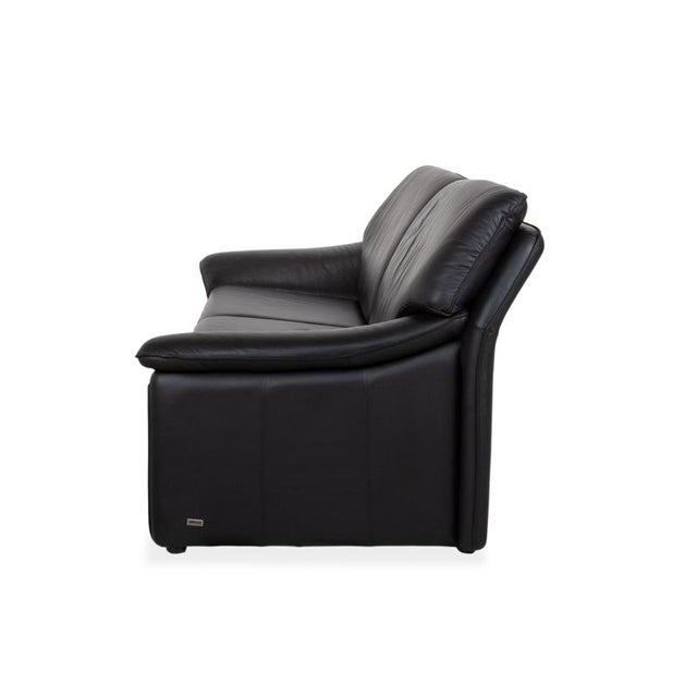 Black Atlanta 3-Seater Sofa in Leather from Laauser For Sale - Image 8 of 9