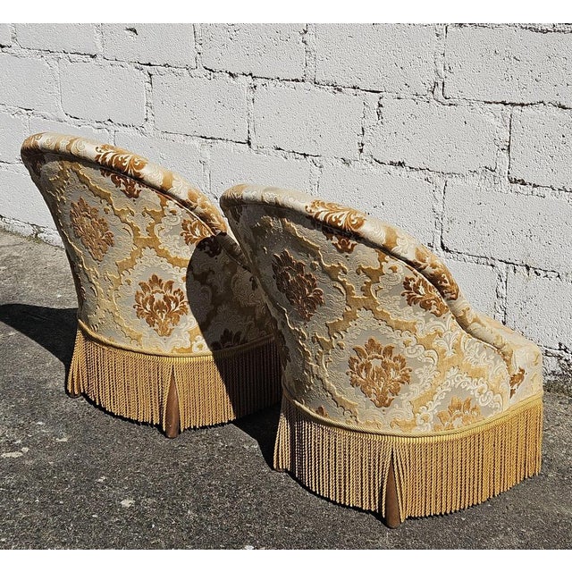 Vintage French Crapaud Chairs, 1950s, Set of 2 For Sale - Image 6 of 16