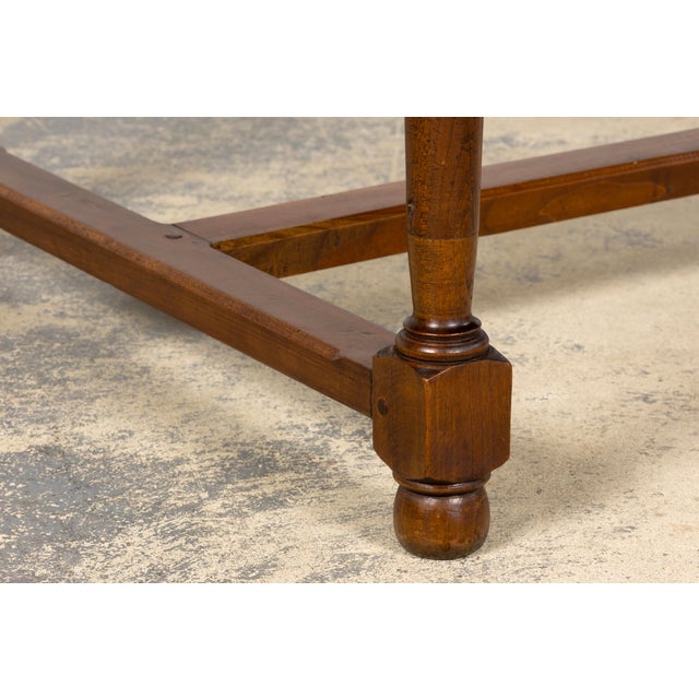 Mid-19th Century French Walnut Dining Table With Drawers, Provence For Sale - Image 16 of 18