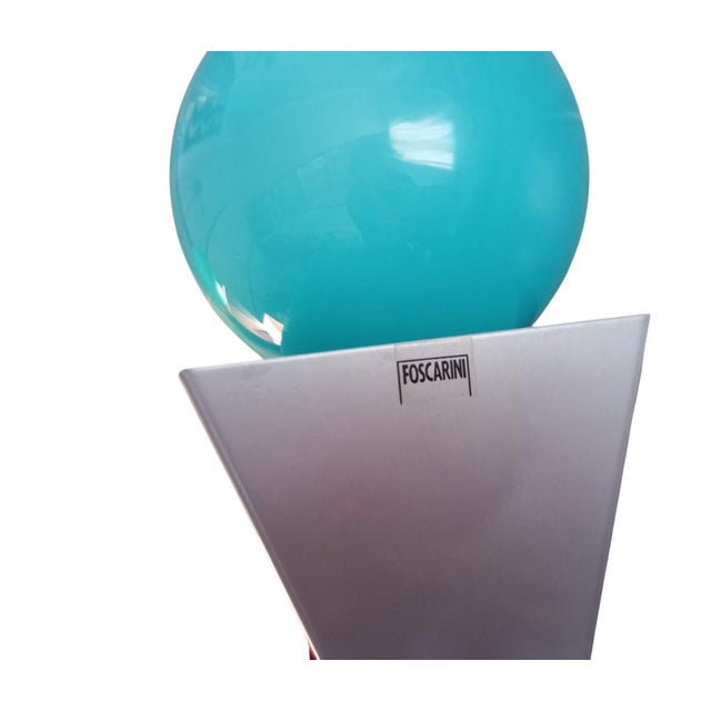 Blue Vintage Wall Lights by Adam T. Tihani and Joseph Mancini for Foscarini, 1985, Set of 2 For Sale - Image 8 of 15