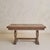 A substantial 1940s French dining table in solid oak with classic trestle construction. The rectangular top expands via...