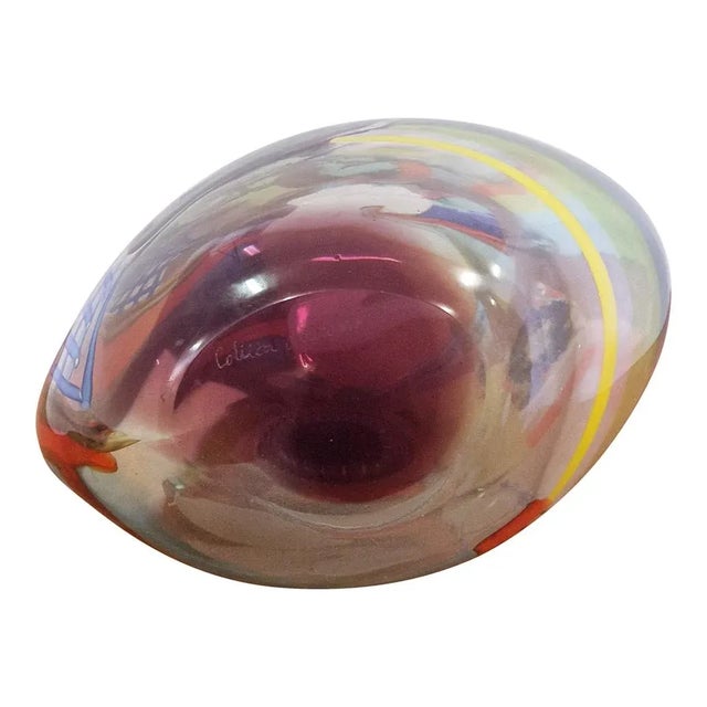 Murano Glass Vase, 1980s For Sale - Image 11 of 12