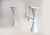 Organic Modern Plaster of Paris Geometric Chandelier, Villette Chandelier For Sale In Los Angeles - Image 6 of 13