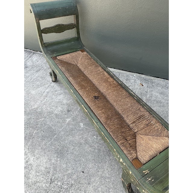 Vintage 18th Century Israel Cope Scroll Settee For Sale - Image 13 of 15