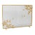 Brilliant Gold Butterfly Fireplace Screen Lighter Version For Sale
