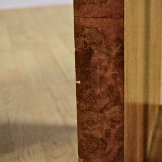 Art Deco Table in Elm Burl and Mahogany, 1930s For Sale - Image 9 of 18