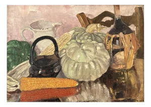 Piero Poraccia, Epis de maïs, 1924, Oil on Canvas, Framed
