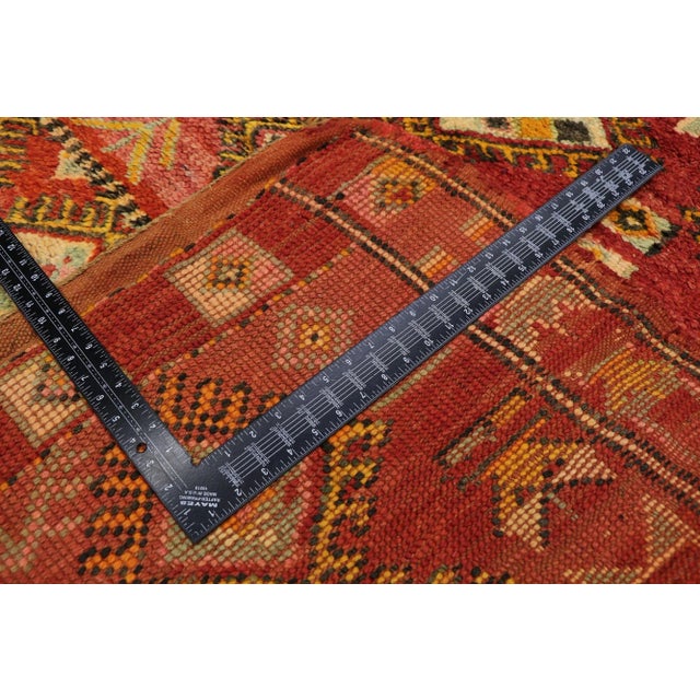 Textile Late 20th Century Late 20th Century Vintage Moroccan Rug 05'04 X 10'08 For Sale - Image 7 of 10