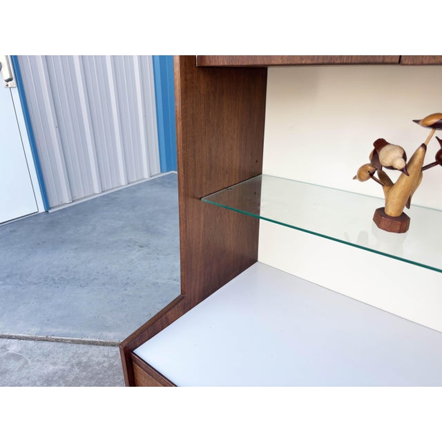 1960s Mid Century Walnut Bookcase by Kipp Stewart, Attributed For Sale - Image 13 of 13