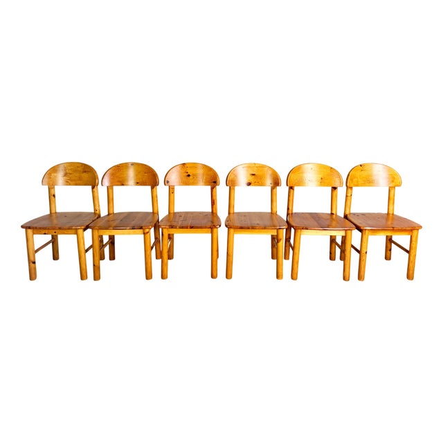 Mid-Century Pine Chairs from Rainer Daumiller, Set of 6 For Sale