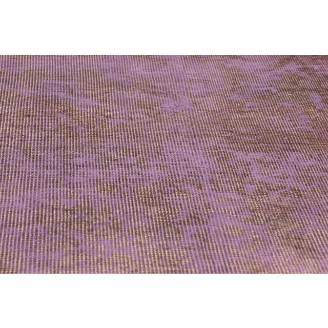 Mid 20th Century Mid 20th Century Vintage Turkish Industrial Modern Rug - 09'07 X 12'04 For Sale - Image 5 of 9