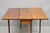 Antique American Federal Tiger Maple Narrow Drop Leaf Breakfast Dining Table For Sale - Image 9 of 18