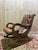 Wood Chesterfield Rocking Chair in Havana Leather, 1960s For Sale - Image 7 of 7
