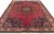 Jacobean Vintage Red Persian Hamadan Rug - 04'06 X 06'09 For Sale - Image 3 of 10