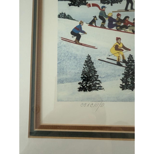 Wood Framed, Hand-Signed Lithograph by Jane Wooster Scott Titled "Mountain Majesty” For Sale - Image 7 of 13