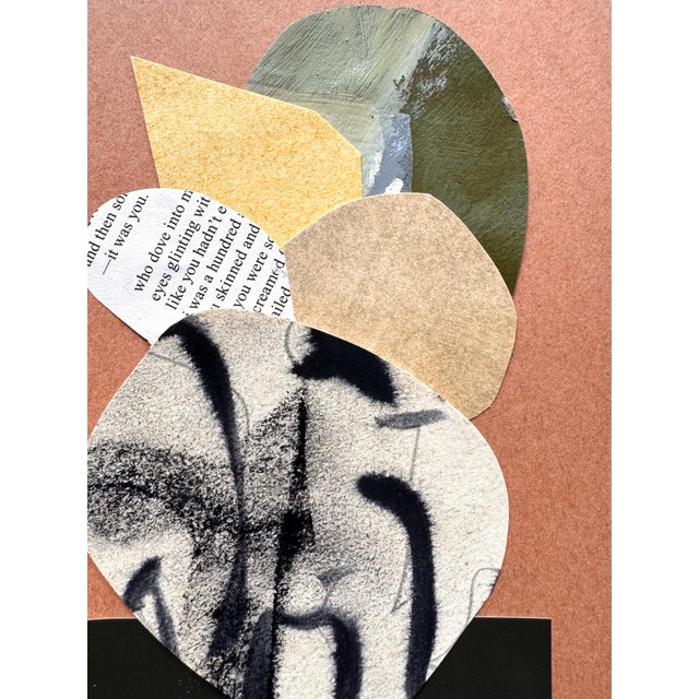 Abstract "New Directive 4" Original Mixed-Media Collage on Paper by Zac Woodiel For Sale - Image 3 of 7