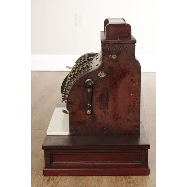 Vintage National Hand-Crank Cash Register For Sale In Philadelphia - Image 6 of 11