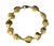 Gold Vintage 14k Yellow Gold Seashell Bracelet For Sale - Image 8 of 8