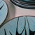 Antique French Turquoise Earthenware Dessert Set, 1890s, Set of 12 For Sale - Image 17 of 18