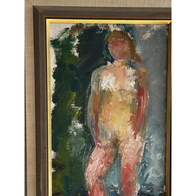 Gunnel Tiriolo, Female Model, 1963, Oil on Canvas, Framed For Sale - Image 7 of 16