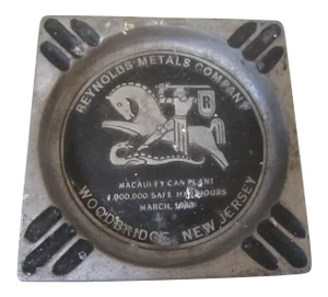 Vintage Reynolds Aluminum Ashtray