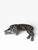 1970s Italian Black & White Majolica Snow Leopard Figurines – Pair For Sale - Image 10 of 12