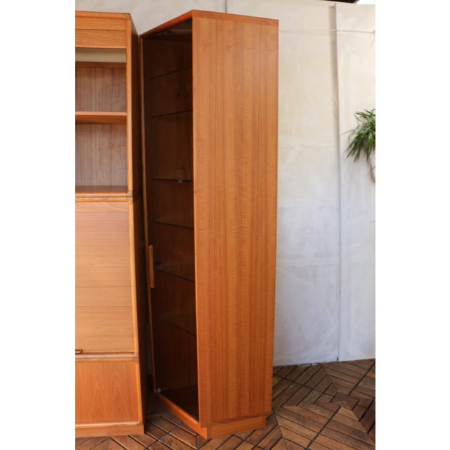Danish Modern Teak 5-Piece Entertainment / Wall Unit — 1970s For Sale - Image 16 of 18
