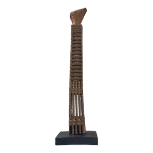 Antique Mangaian Ceremonial Adze With Stand/Abstract Tribal Sculpture