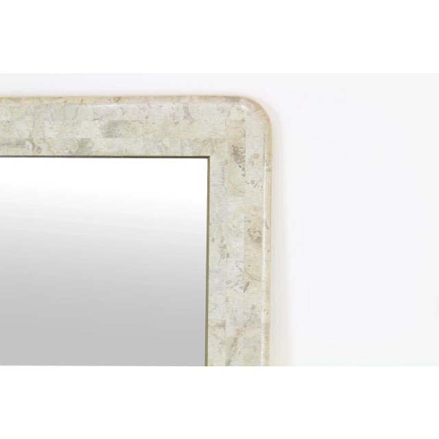 Mastercraft Mastercraft Mirror, Tessellated Stone Wall Mirror For Sale - Image 4 of 5