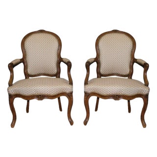 Set of Louis XV Armchairs For Sale