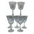 Fostoria "Golden Lace" Water Goblets - Set of 7 For Sale